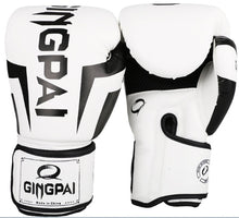 Load image into Gallery viewer, 6,10,12 OZ Adult Kids Boxing Gloves PU Leather Boxe De Luva Mitts Gloves Fight gloves man boxing Training Glove For Men Women