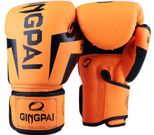 Load image into Gallery viewer, 6,10,12 OZ Adult Kids Boxing Gloves PU Leather Boxe De Luva Mitts Gloves Fight gloves man boxing Training Glove For Men Women