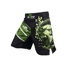 Load image into Gallery viewer, SOTF Green Bear breathable cotton boxer shorts mma sports training thai boxing mma fight short  boxing clothing muay thai boxing